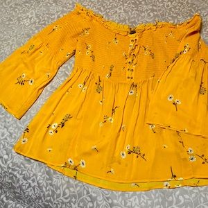 Off the shoulder, plus size Top